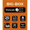 Irattároló, műanyag, 4 fiókos, EXACOMPTA "Big-Box Office", szürke