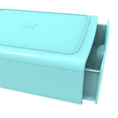 Irattároló, műanyag, 1 fiókos, EXACOMPTA "Skandi", jégkék