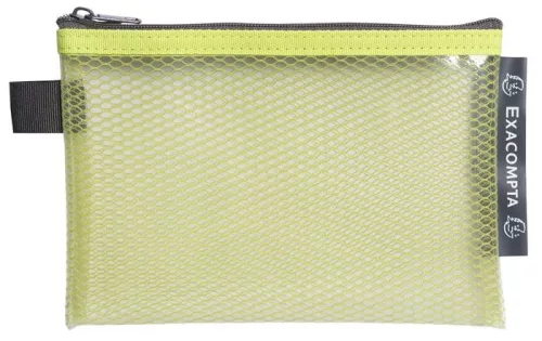 Rendszerező tasak, cipzáras, hálós, A6, EXACOMPTA "Pop'NCo", vegyes