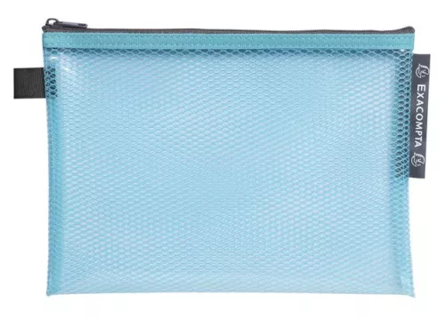 Rendszerező tasak, cipzáras, hálós, A5, EXACOMPTA "Pop'NCo", vegyes