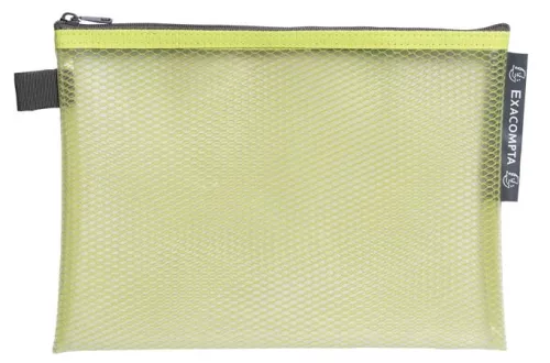 Rendszerező tasak, cipzáras, hálós, A5, EXACOMPTA "Pop'NCo", vegyes