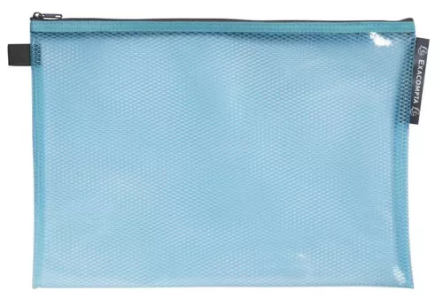 Rendszerező tasak, cipzáras, hálós, A4, EXACOMPTA "Pop'NCo", vegyes