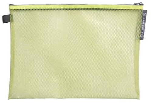 Rendszerező tasak, cipzáras, hálós, A4, EXACOMPTA "Pop'NCo", vegyes