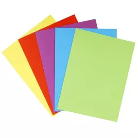   Irattároló mappa, 2 zsebes, A4, 25 db, EXACOMPTA "Rock's", 5 különböző szín