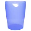 Papírkosár, 15 liter, PP, EXACOMPTA "Linicolor", jégkék