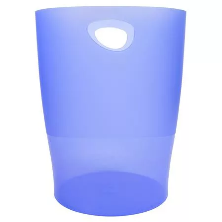 Papírkosár, 15 liter, PP, EXACOMPTA "Linicolor", jégkék