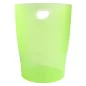   Papírkosár, 15 liter, PP, EXACOMPTA "Linicolor", almazöld