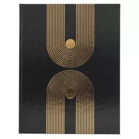   Vendégkönyv, 27x22 cm, 50 lap, EXACOMPTA "Graphik Black"