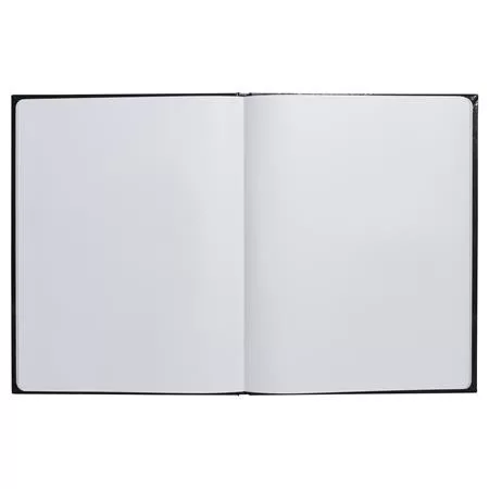 Vendégkönyv, 27x22 cm, 50 lap, EXACOMPTA "Graphik Black"