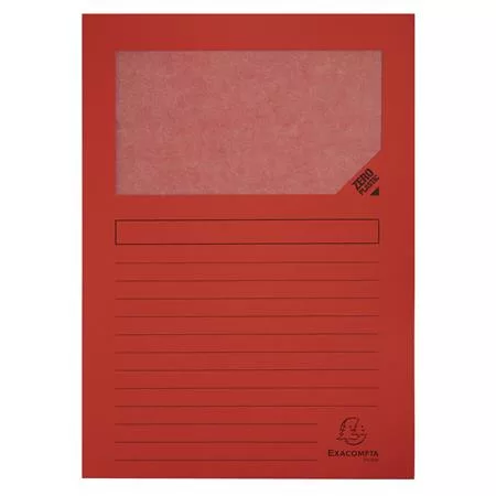 Mappa, ablakos, karton, EXACOMPTA "Forever®", vegyes színek