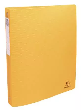 Gyűrűs könyv, 4 gyűrű, 40 mm, A4+, PP, EXACOMPTA "Pop'Nco", vegyes színek