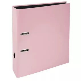   Iratrendező, 80 mm, A4, karton, EXACOMPTA "Aquarel", pasztell rózsaszín