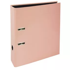   Iratrendező, 80 mm, A4, karton, EXACOMPTA "Aquarel", pasztell korall