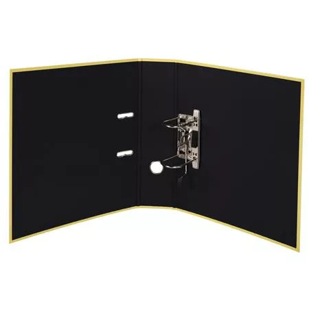 Iratrendező, 80 mm, A4, karton, EXACOMPTA "Aquarel", pasztell sárga