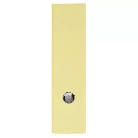 Iratrendező, 80 mm, A4, karton, EXACOMPTA "Aquarel", pasztell sárga