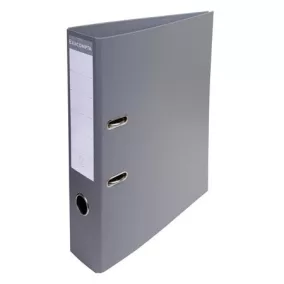 Iratrendező, 70 mm, A4, PVC, EXACOMPTA, sötétszürke