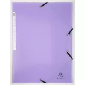   Gumis mappa, PP, A4, EXACOMPTA "Chromaline Pastel", lila