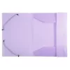 Gumis mappa, PP, A4, EXACOMPTA "Chromaline Pastel", lila