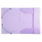   Gumis mappa, PP, A4, EXACOMPTA "Chromaline Pastel", lila