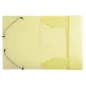   Gumis mappa, PP, A4, EXACOMPTA "Chromaline Pastel", sárga