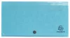 Harmonikamappa, 260x140 mm, PP, 7 rekeszes, EXACOMPTA "Pop'NCo", ciánkék