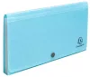 Harmonikamappa, 260x140 mm, PP, 7 rekeszes, EXACOMPTA "Pop'NCo", ciánkék
