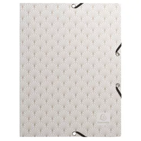 Gumis mappa, karton, A4, 15 mm, EXACOMPTA "Néo Déco", vegyes színek