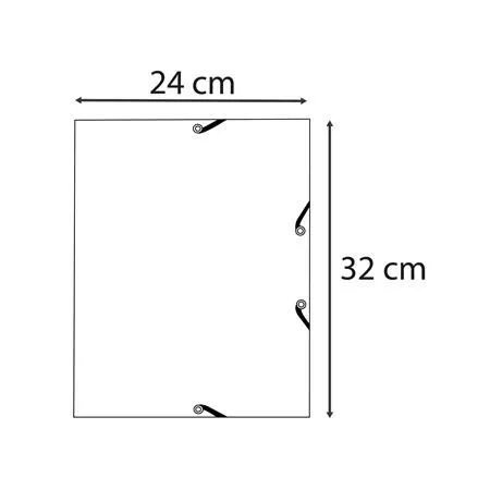 Gumis mappa, karton, A4, 15 mm, EXACOMPTA "Néo Déco", vegyes színek