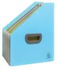 Harmonika iratpapucs, 265x325 mm, PP, 12 rekeszes, EXACOMPTA "Pop'NCo", ciánkék
