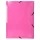 Gumis mappa, karton, A4, EXACOMPTA "Iderama", pink