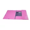 Gumis mappa, karton, A4, EXACOMPTA "Iderama", pink