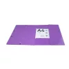 Gumis mappa, karton, A4, EXACOMPTA "Iderama", lila