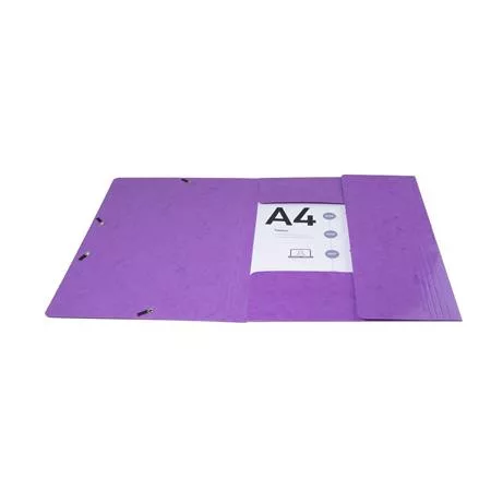 Gumis mappa, karton, A4, EXACOMPTA "Iderama", lila