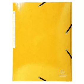   Gumis, mappa, karton, A4, EXACOMPTA "Iderama", sárga