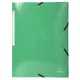Gumis, mappa, karton, A4, EXACOMPTA "Iderama", sötét zöld
