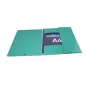   Gumis, mappa, karton, A4, EXACOMPTA "Iderama", sötét zöld