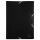 Gumis mappa, PP, A4, EXACOMPTA "Opak", fekete