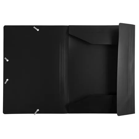 Gumis mappa, PP, A4, EXACOMPTA "Opak", fekete