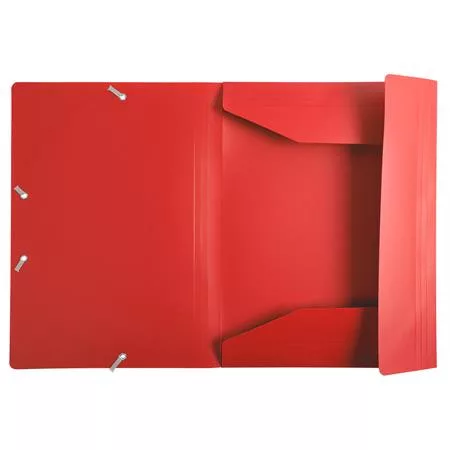 Gumis mappa, PP, A4, EXACOMPTA "Opak", piros