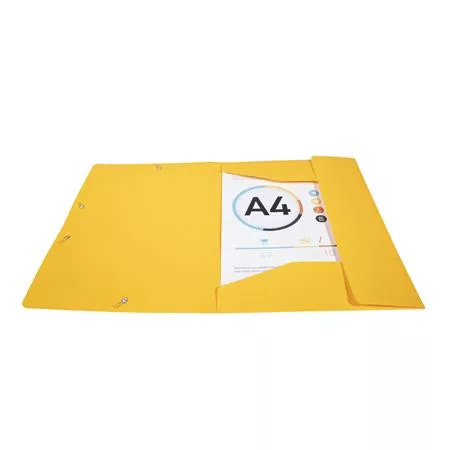 Gumis mappa, PP, A4, EXACOMPTA "Opak", sárga