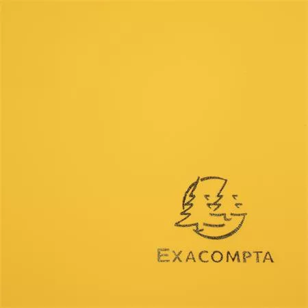 Gumis mappa, PP, A4, EXACOMPTA "Opak", sárga