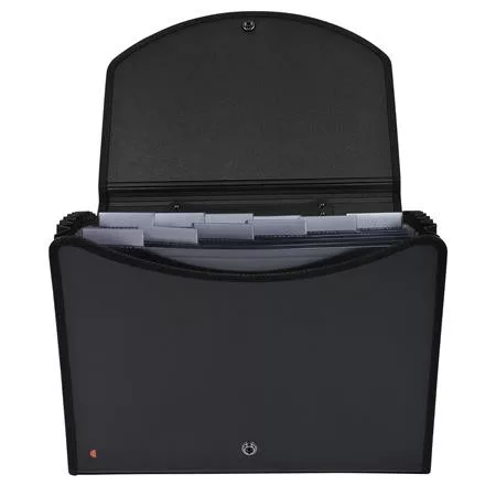 Harmonikamappa, A4, PP, 13 rekeszes, EXACOMPTA "Exactive®", fekete