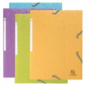   Gumis mappa, PP, A4, 15 mm, EXACOMPTA "Pop'NCo", vegyes színek