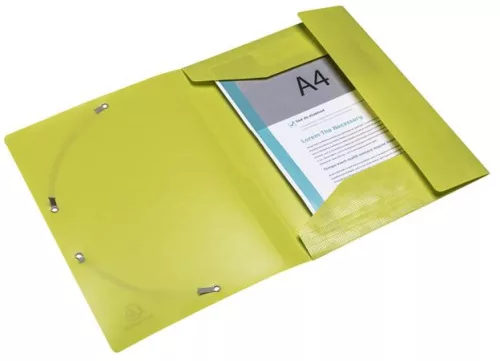 Gumis mappa, PP, A4, 15 mm, EXACOMPTA "Pop'NCo", vegyes színek