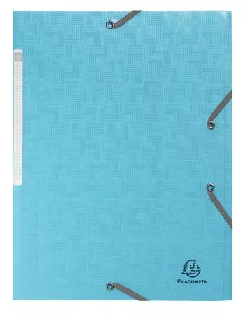 Gumis mappa, PP, A4, 15 mm, EXACOMPTA "Pop'NCo", vegyes színek