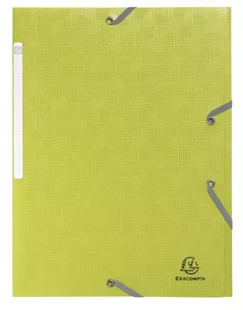 Gumis mappa, PP, A4, 15 mm, EXACOMPTA "Pop'NCo", vegyes színek