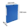 Gumis mappa, PP, A4, 40 mm, EXACOMPTA "Opak", kék