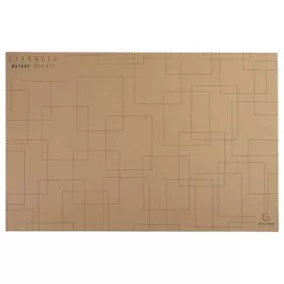   Könyökalátét, karton, 575x375 mm EXACOMPTA, "Eterneco®", barna