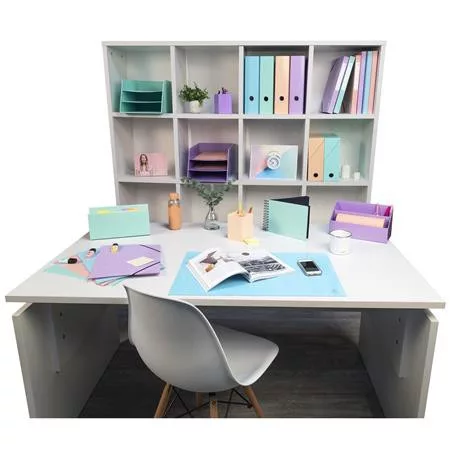 Könyökalátét, karton, 575x375 mm, EXACOMPTA "Aquarel", pasztell kék