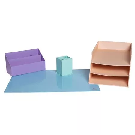 Könyökalátét, karton, 575x375 mm, EXACOMPTA "Aquarel", pasztell kék